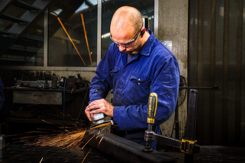 Zakelijke beeldbank fotografie voor metaalbedrijf door fotograaf Jurgen Versteeg
